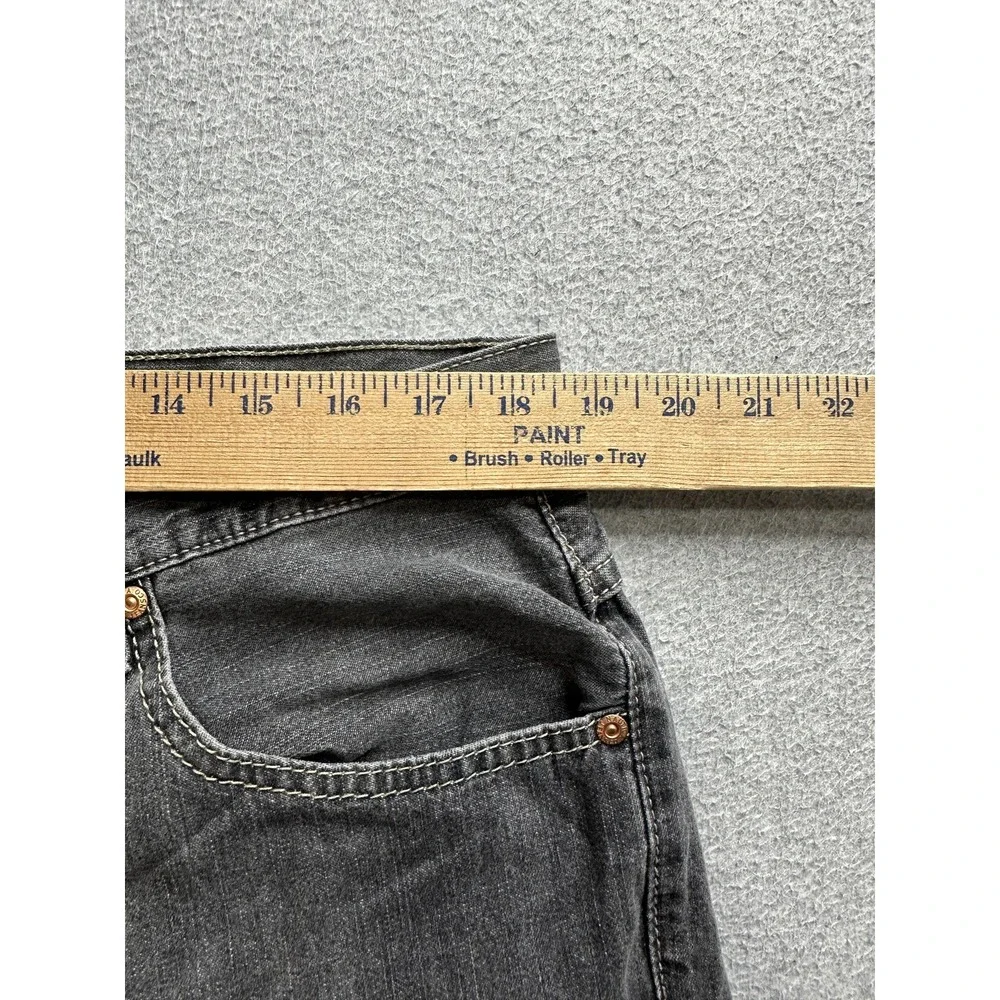 VTG Nautica Jeans Company Jeans Mens 36x32‎ Gray Denim Straight Leg Paint Marks